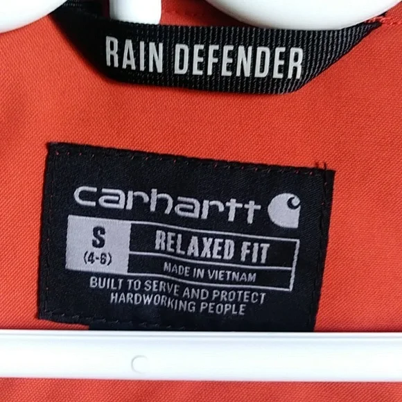 Carhartt rain defender jacket small (4-6) - Picture 9 of 15